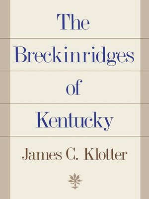 cover image of The Breckinridges of Kentucky